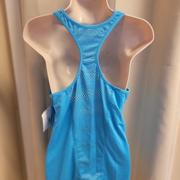 Jockey NWT Blue Sport/Pool Racerback Tank Top Size Large - Picture 3 of 3